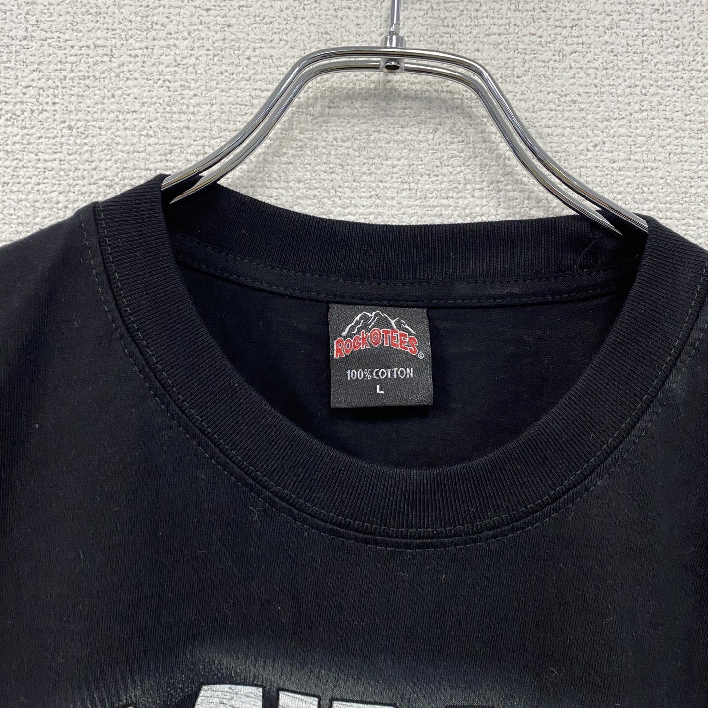 ROCK@TEES　EMINEM　エミネム　半袖プリントTシャツ　黒　ブラック　Lサイズ