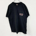 HARLEY DAVIDSON　ハーレーダビッドソン　半袖プリントTシャツ　パッチポケット　黒　ブラック　Lサイズ