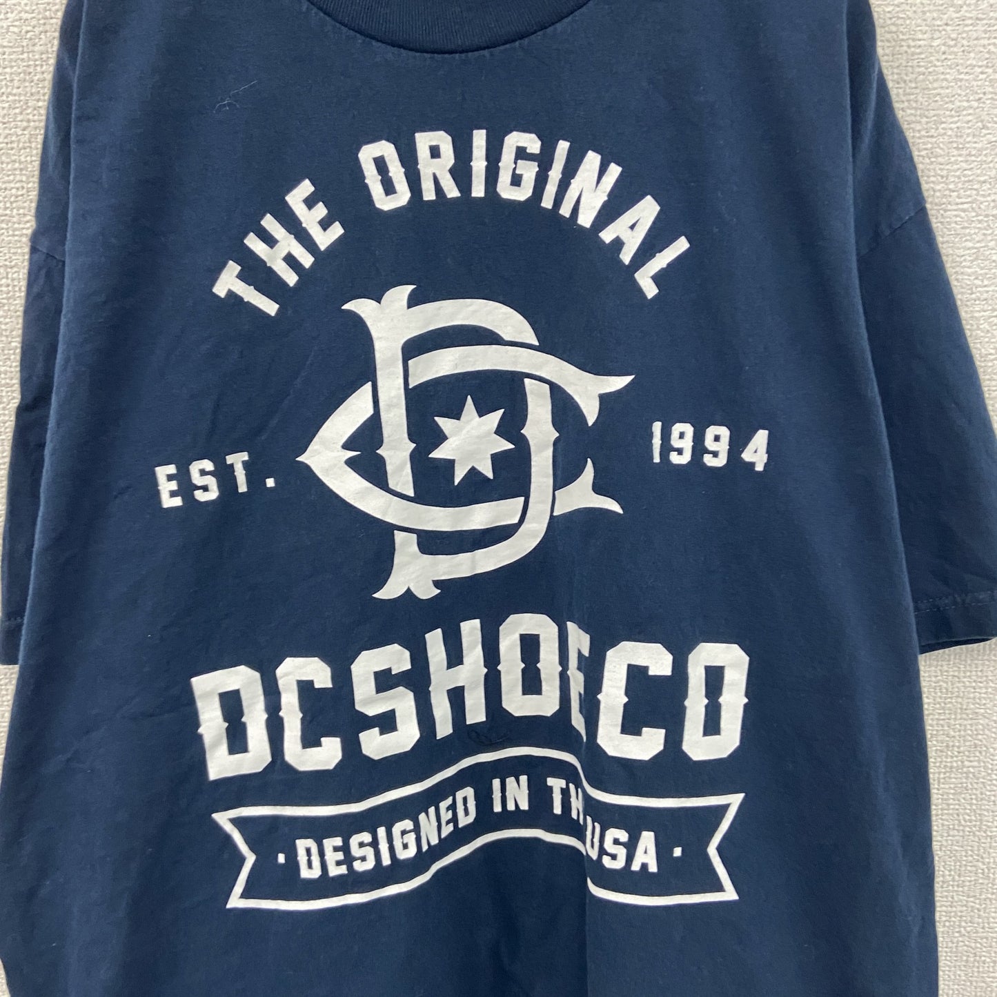 DC SHOES×DYRDEK　半袖Tシャツ　紺　ネイビー　XLサイズ