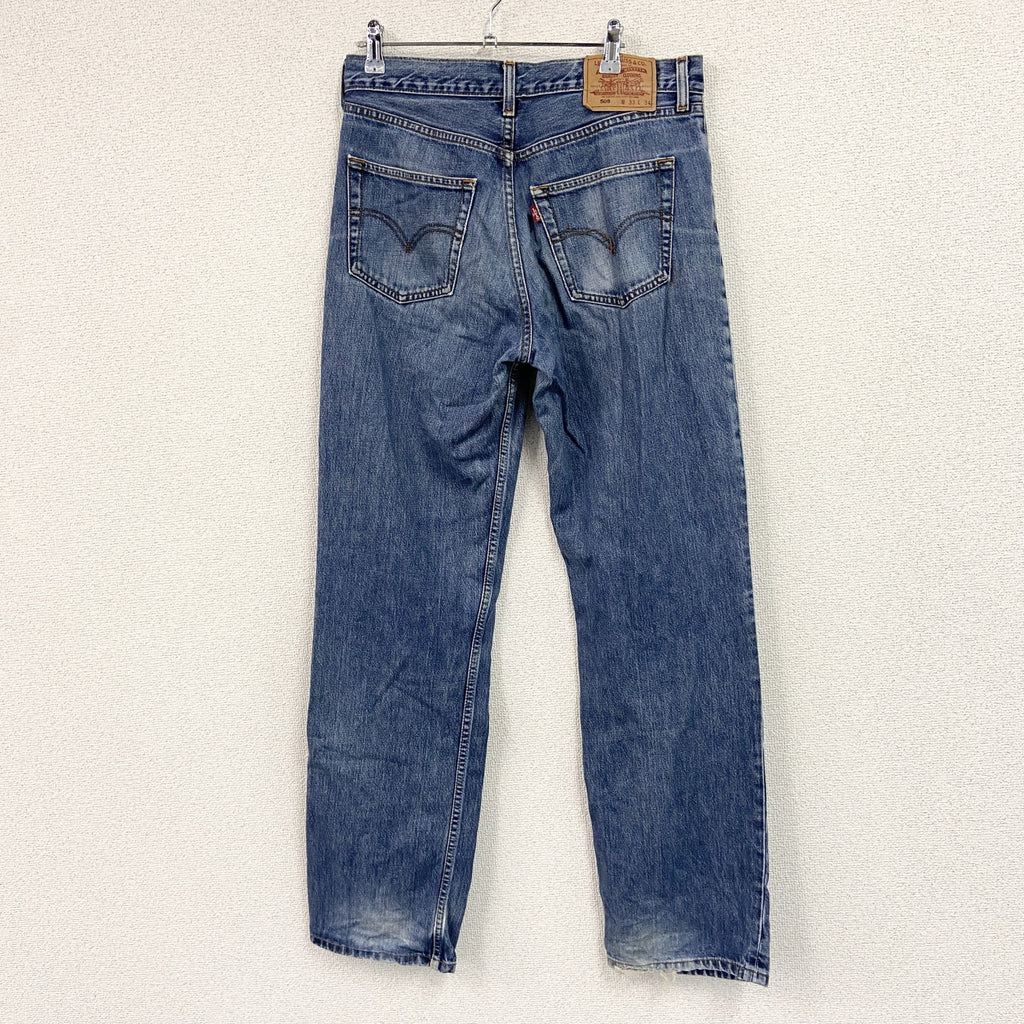 Levi's　リーバイス　デニムパンツジーンズ　ジップフライ　インディゴ　W33サイズ