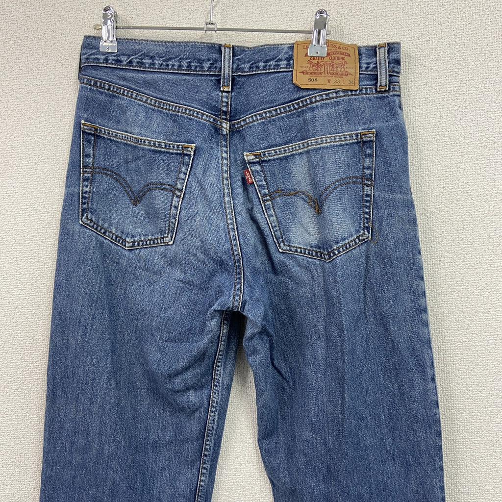 Levi's　リーバイス　デニムパンツジーンズ　ジップフライ　インディゴ　W33サイズ