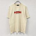 AZUKI　アズキ　半袖プリントTシャツ　ベージュ　Mサイズ