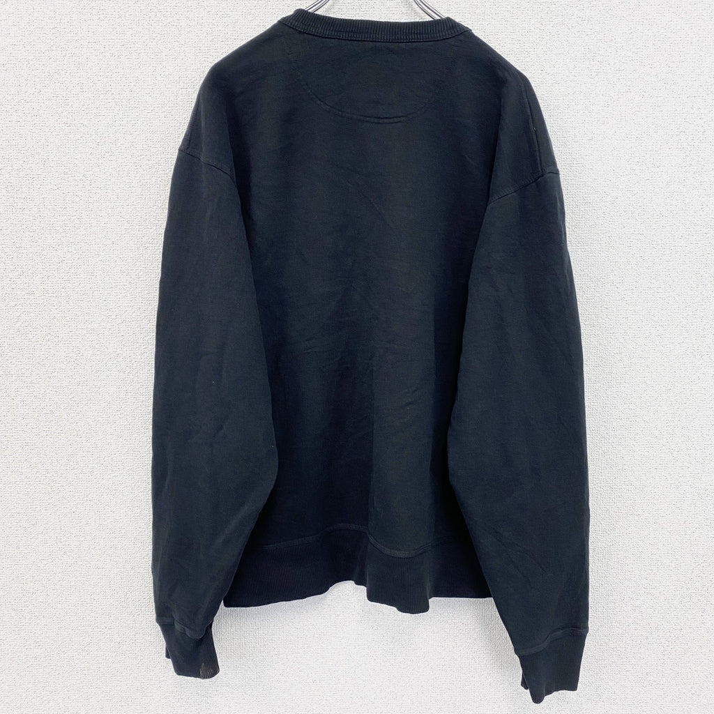 champion　チャンピオン　スウェット/トレーナー　ロゴ刺繡　黒　ブラック　Lサイズ