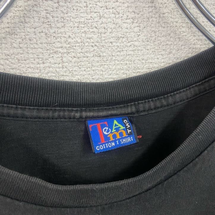 古着 used　バンコク　像　半袖スーベニアプリントTシャツ　00s　ヴィンテージ　黒　ブラック　Lサイズ