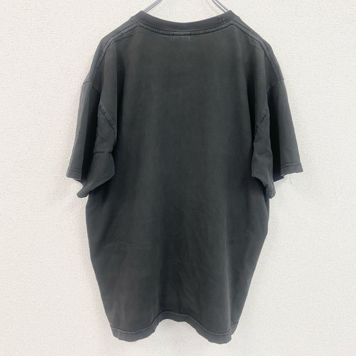 古着 used　バンコク　像　半袖スーベニアプリントTシャツ　00s　ヴィンテージ　黒　ブラック　Lサイズ