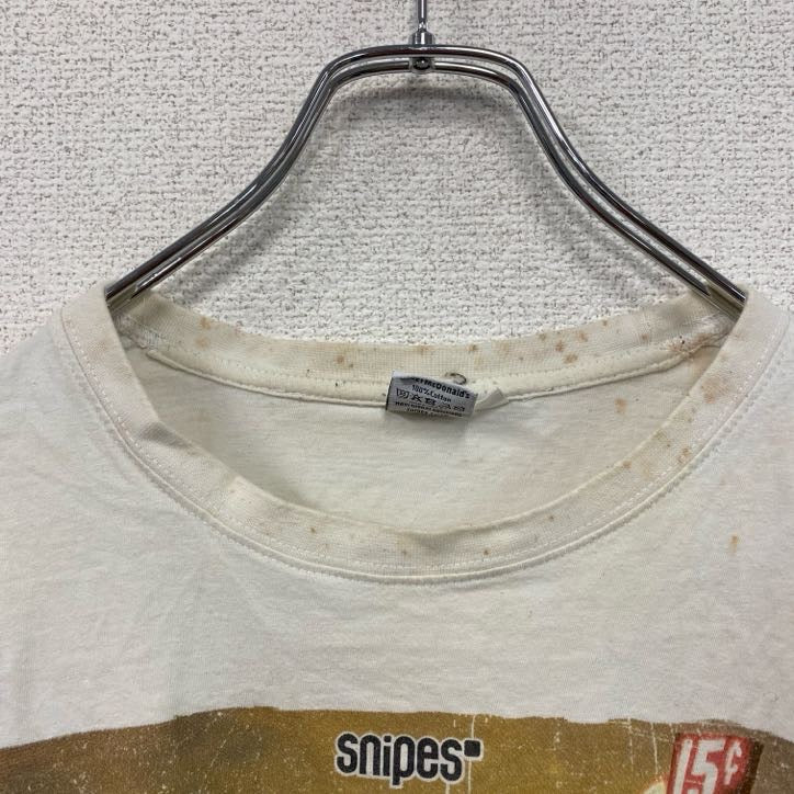 Snipes　#McFamily　マクドナルド　半袖プリントTシャツ　企業T　ユーロ　白　ホワイト　Lサイズ