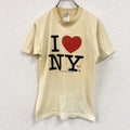 FRUIT OF THE LOOM　フルーツオブザルーム　半袖プリントTシャツ　黄色　ライトイエロー　Sサイズ