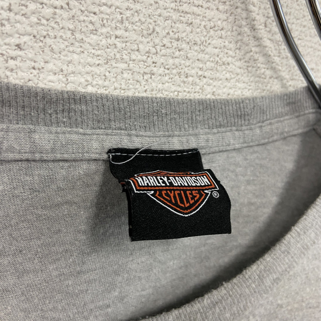 HARLEY DAVIDSON　ハーレーダビッドソン　半袖プリントTシャツ　グレー　XXXLサイズ