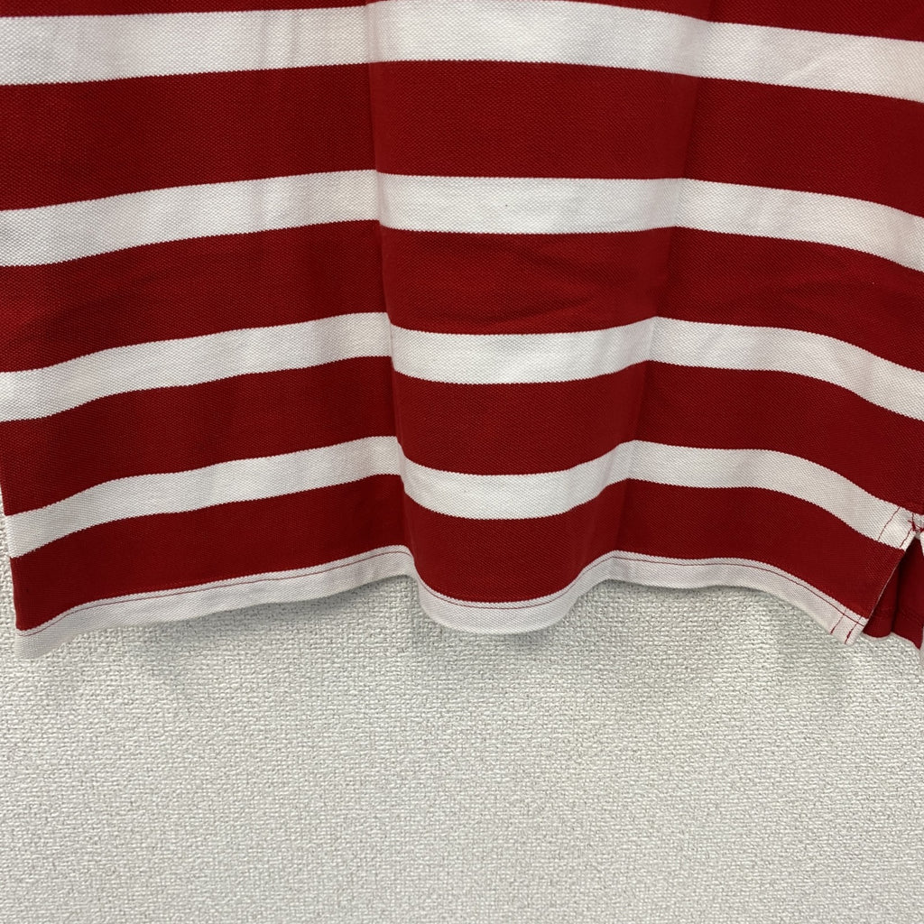 Polo by Ralph Lauren　ポロバイラルフローレン　半袖ポロシャツ　ボーダー柄　赤　レッド　白　ホワイト　Lサイズ