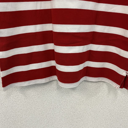 Polo by Ralph Lauren　ポロバイラルフローレン　半袖ポロシャツ　ボーダー柄　赤　レッド　白　ホワイト　Lサイズ