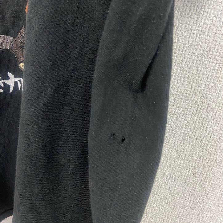 古着 used　NARUTO　うずまきナルト　半袖アニメプリントTシャツ　少年ジャンプ　マンガ　黒　ブラック　Lサイズ