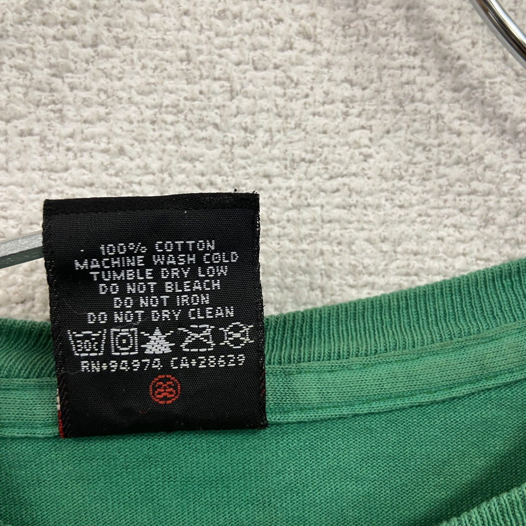 Stussy　ステューシー　長袖プリントTシャツ/ロンT　緑　グリーン　Mサイズ