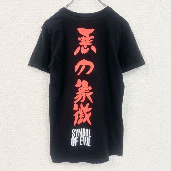 古着 used　僕のヒーローアカデミア　ヒロアカ　半袖アニメプリントTシャツ　マンガ　黒　ブラック　Sサイズ