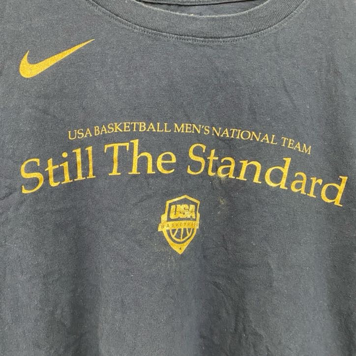 NIKE　ナイキ　半袖プリントTシャツ　紺　ネイビー　Lサイズ