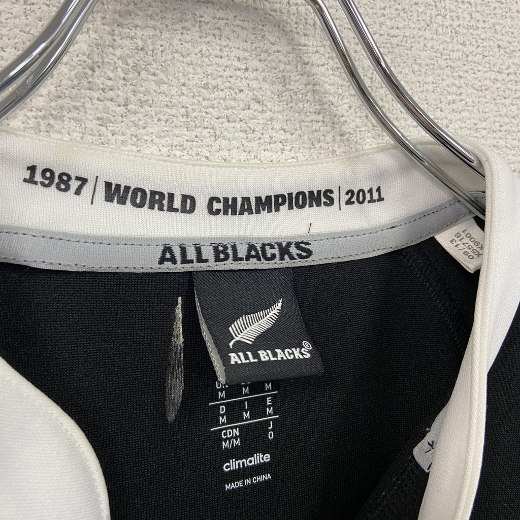 adidas　アディダス　オールブラックス1STレプリカジャージ　ユニフォーム　ゲームシャツ　黒　ブラック　Mサイズ