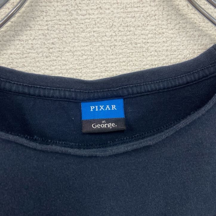 古着 used　TOY STORY　トイストーリー　バズライトイヤー　半袖プリントTシャツ　キャラクター　紺　ネイビー　Lサイズ
