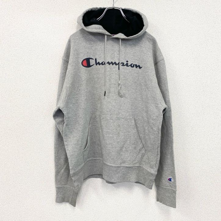 champion　チャンピオン　スウェットパーカー/フーディー　グレー　Mサイズ
