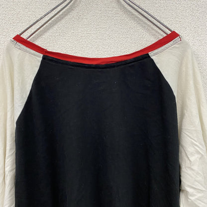 STRANGER　THINGS　ストレンジャーシングス　長袖Tシャツ/ロンT　黒　ブラック　白　ホワイト　2XLサイズ