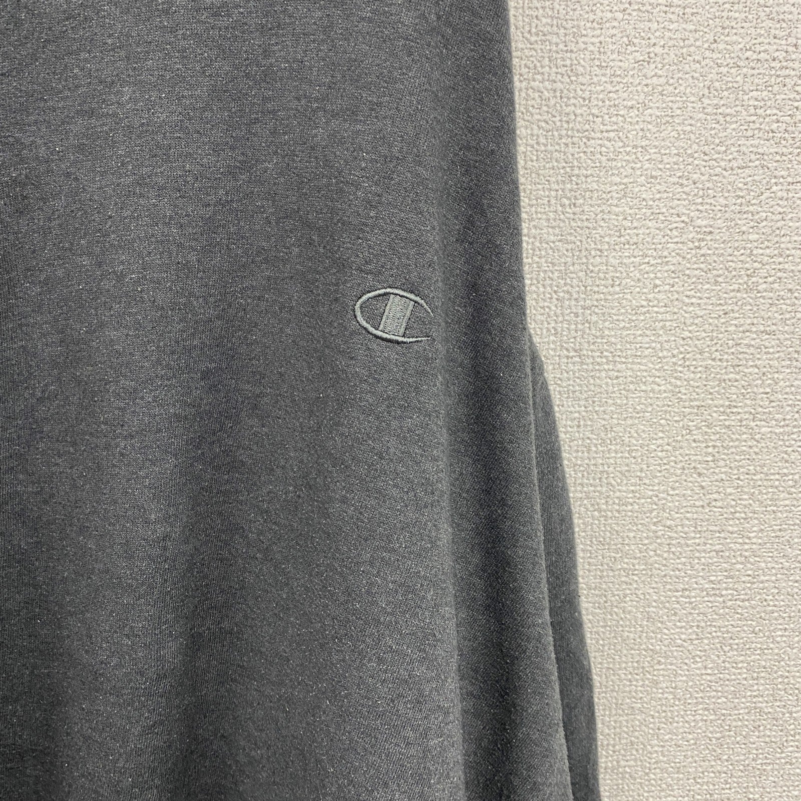 champion　チャンピオン　スウェット/トレーナー　ロゴ刺繡　灰色　ダークグレー　5XLサイズ