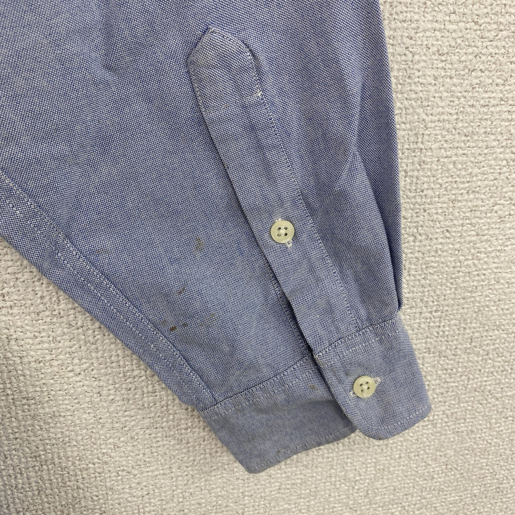 Levi's　リーバイス　長袖シャツ　ボタンダウンシャツ　無地　水色　ライトブルー　Mサイズ