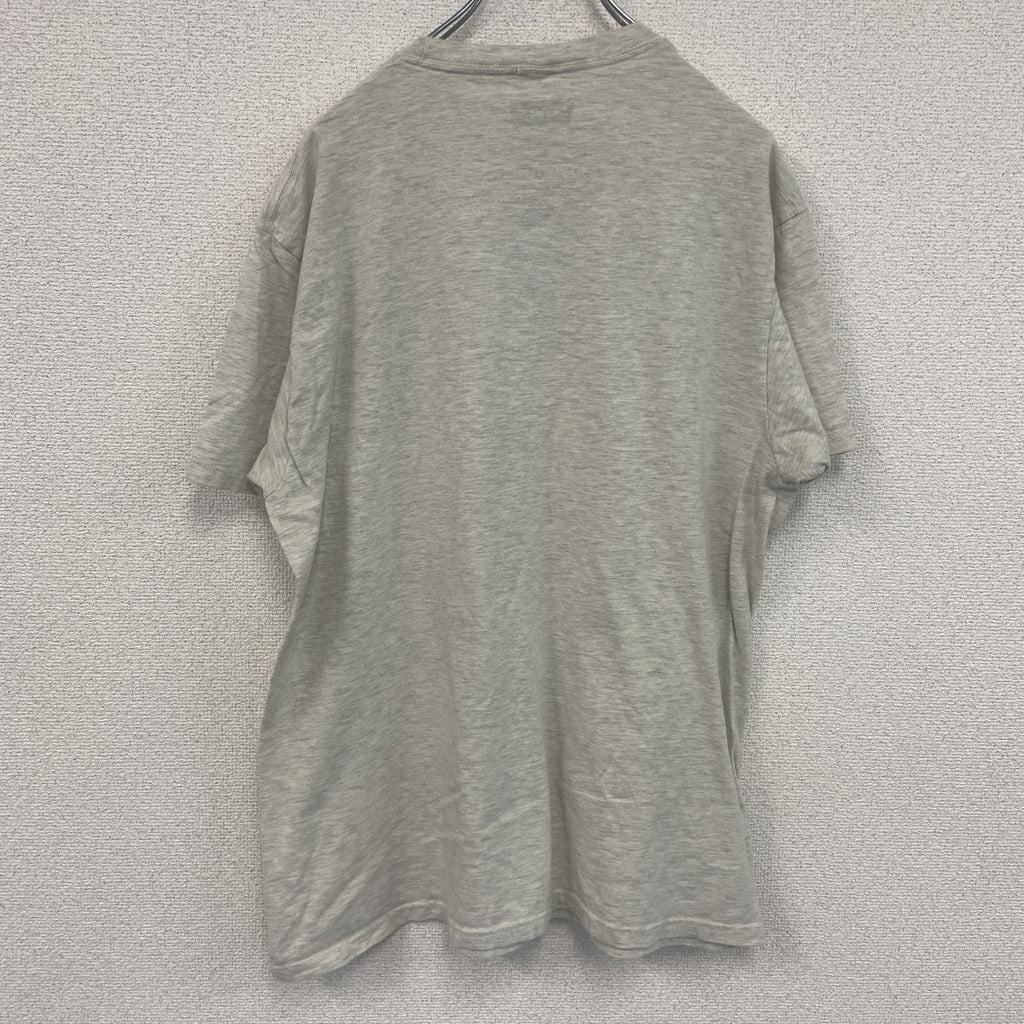 古着 used　Levi’ｓ　リーバイス　半袖ロゴプリントＴシャツ　コットン　クルーネック　グレー　XLサイズ