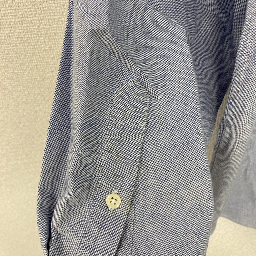 Levi's　リーバイス　長袖シャツ　ボタンダウンシャツ　無地　水色　ライトブルー　Mサイズ