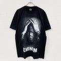 ROCK@TEES　EMINEM　エミネム　半袖プリントTシャツ　黒　ブラック　Lサイズ　