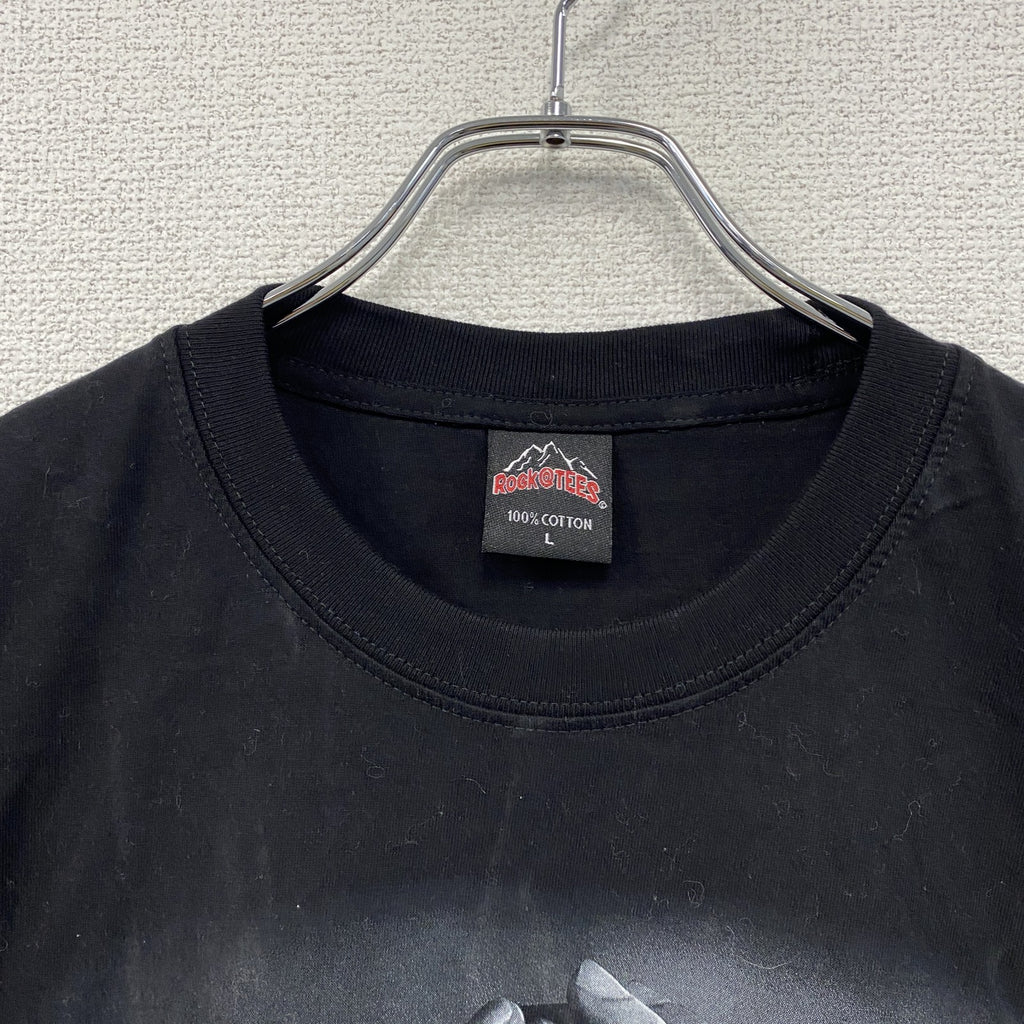 ROCK@TEES　EMINEM　エミネム　半袖プリントTシャツ　黒　ブラック　Lサイズ　