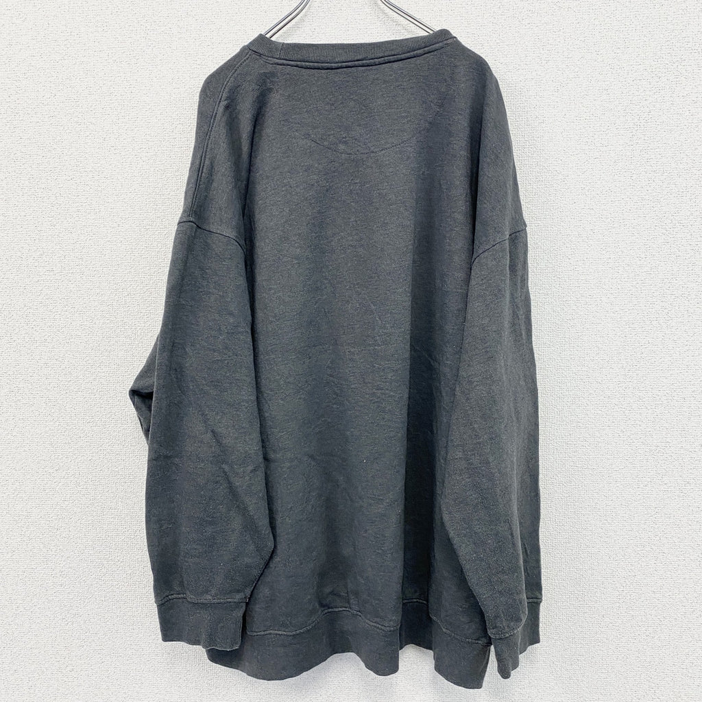 champion　チャンピオン　スウェット/トレーナー　ロゴ刺繡　灰色　ダークグレー　5XLサイズ