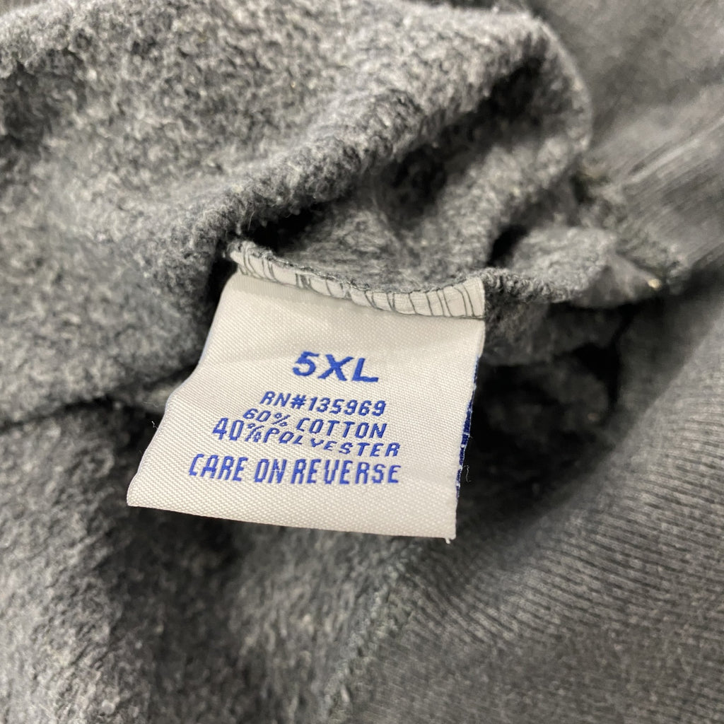 champion　チャンピオン　スウェット/トレーナー　ロゴ刺繡　灰色　ダークグレー　5XLサイズ