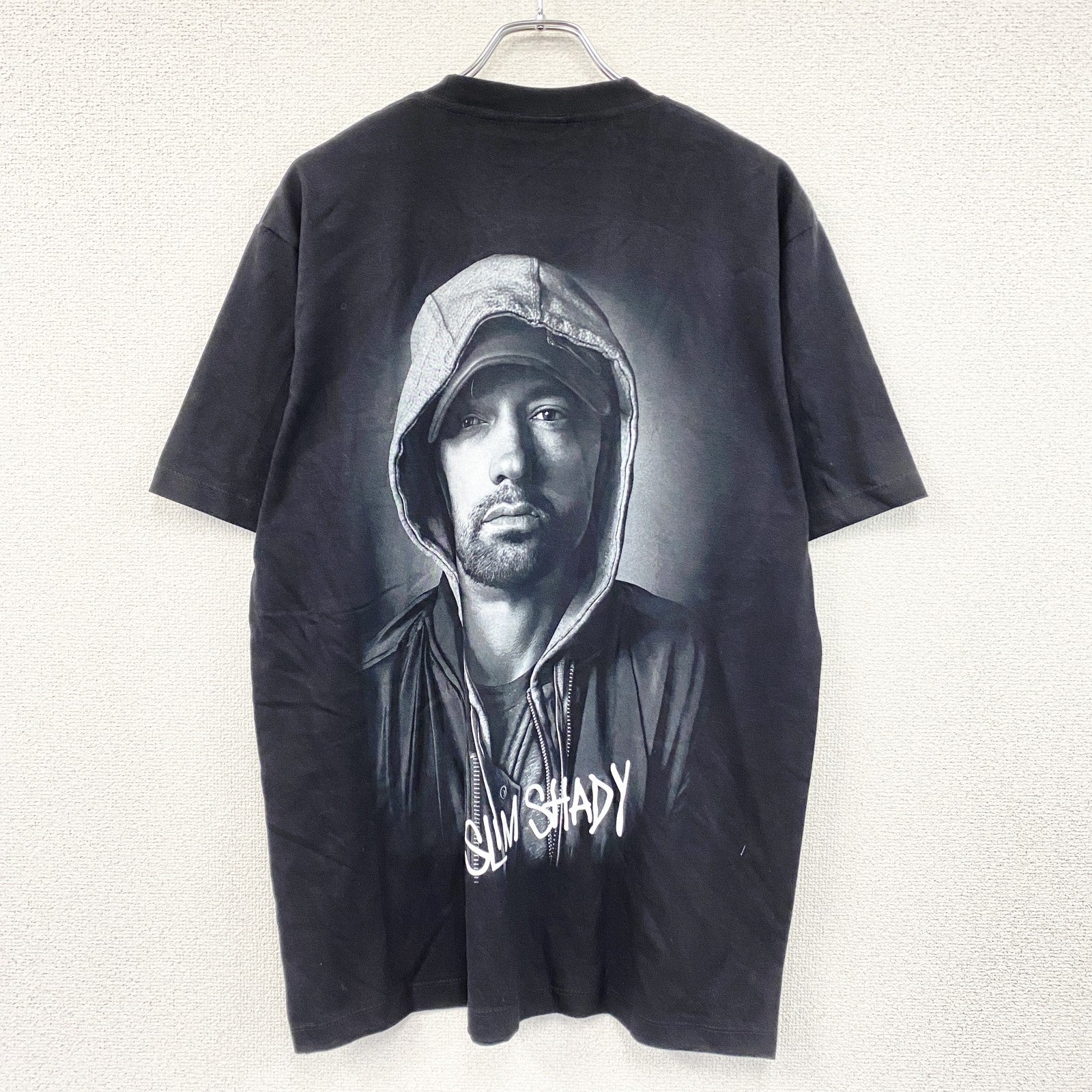 ROCK@TEES　EMINEM　エミネム　半袖プリントTシャツ　黒　ブラック　Lサイズ　