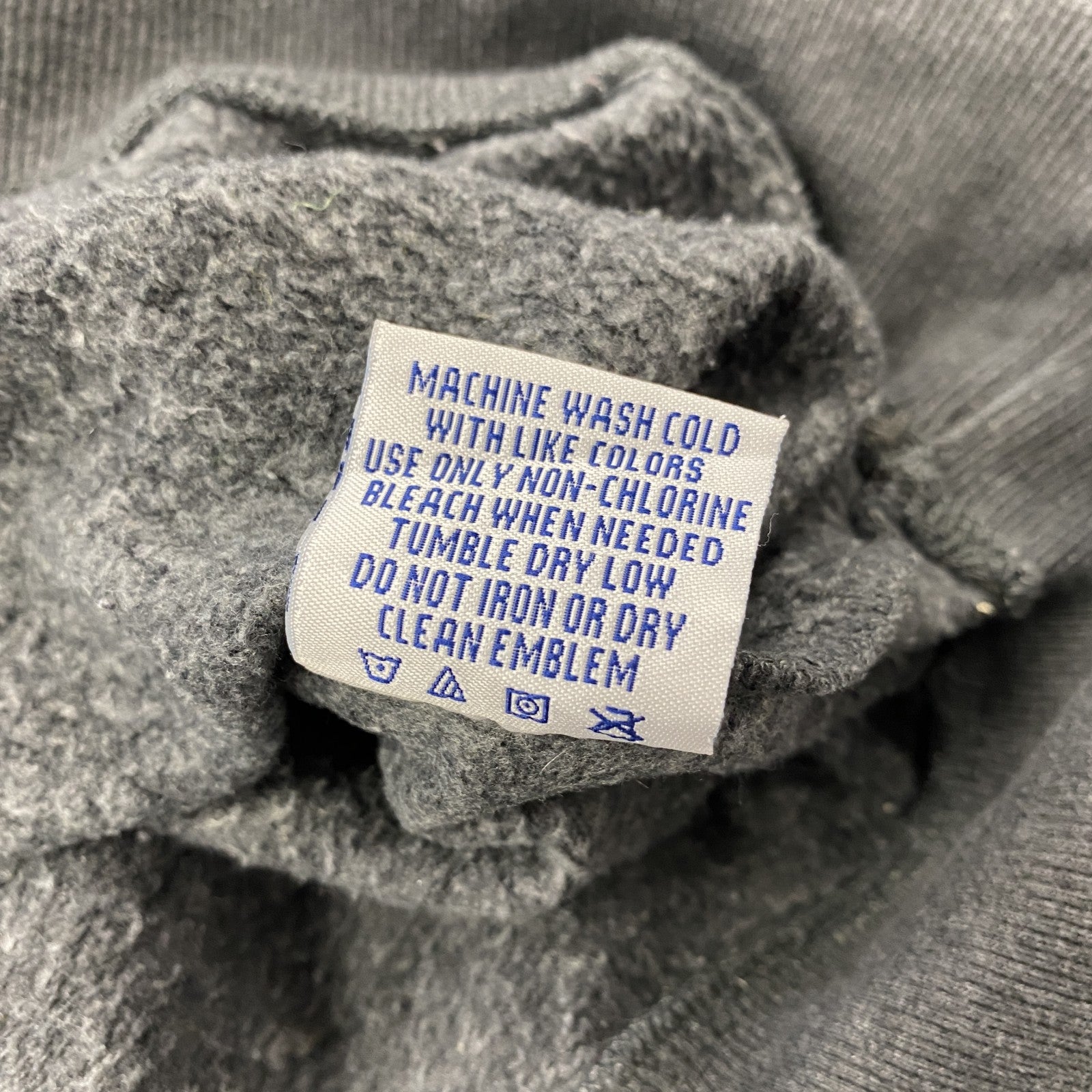champion　チャンピオン　スウェット/トレーナー　ロゴ刺繡　灰色　ダークグレー　5XLサイズ