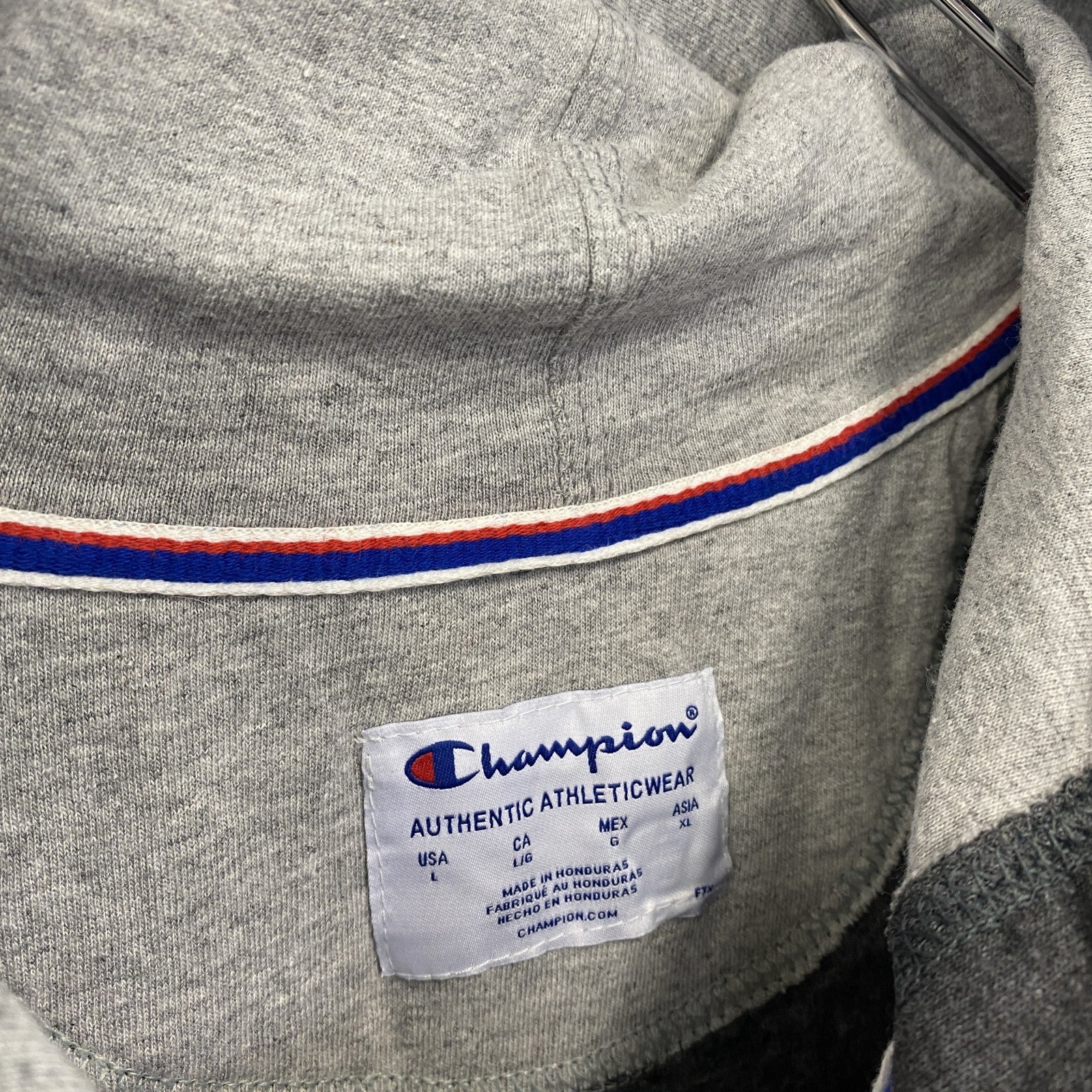 champion　チャンピオン　スウェットパーカー/フーディー　グレー　Lサイズ