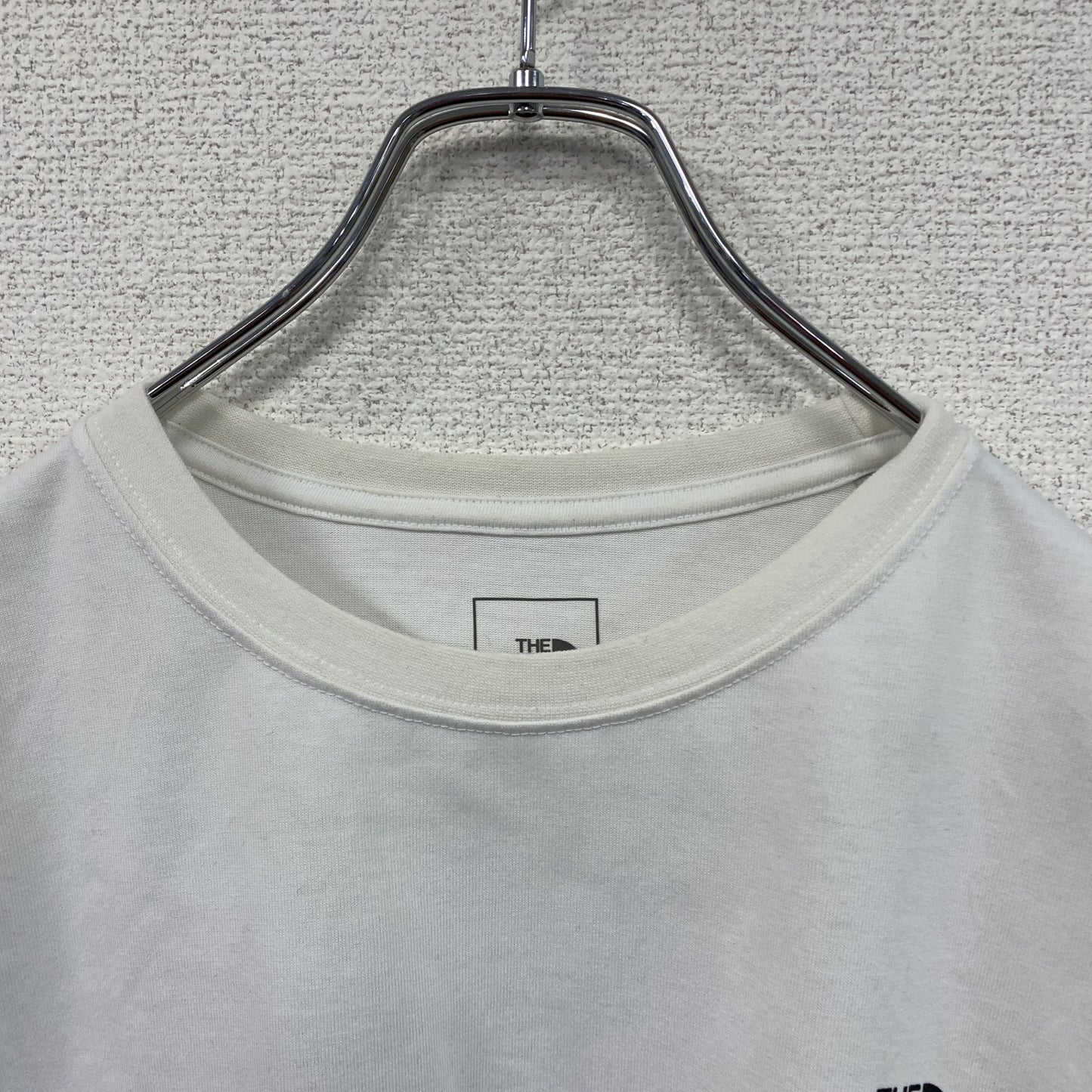THE NORTH FACE　ザノースフェイス　半袖プリントTシャツ　両面プリント　白　ホワイト　Lサイズ