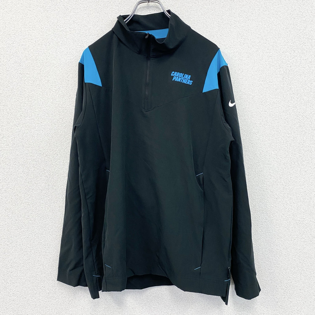 NIKE　ナイキ　プルオーバージャケット　ハーフジップ　黒　ブラック　Mサイズ
