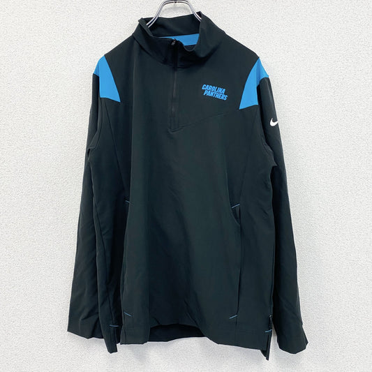 NIKE　ナイキ　プルオーバージャケット　ハーフジップ　黒　ブラック　Mサイズ