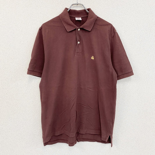 Brooks Brothers 346　ブルックスブラザーズ　半袖ポロシャツ　ボルドー　Mサイズ