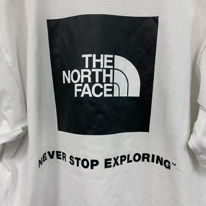 THE NORTH FACE　ザノースフェイス　半袖プリントTシャツ　両面プリント　白　ホワイト　Lサイズ