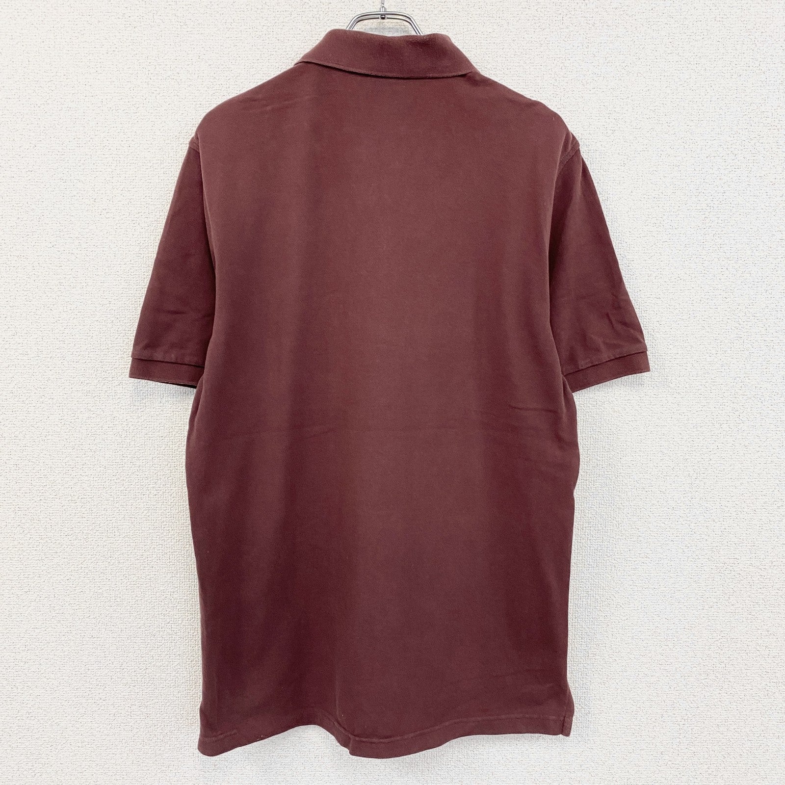 Brooks Brothers 346　ブルックスブラザーズ　半袖ポロシャツ　ボルドー　Mサイズ