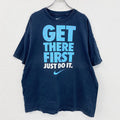 NIKE　ナイキ　半袖プリントTシャツ　紺　ネイビー　２XLサイズ