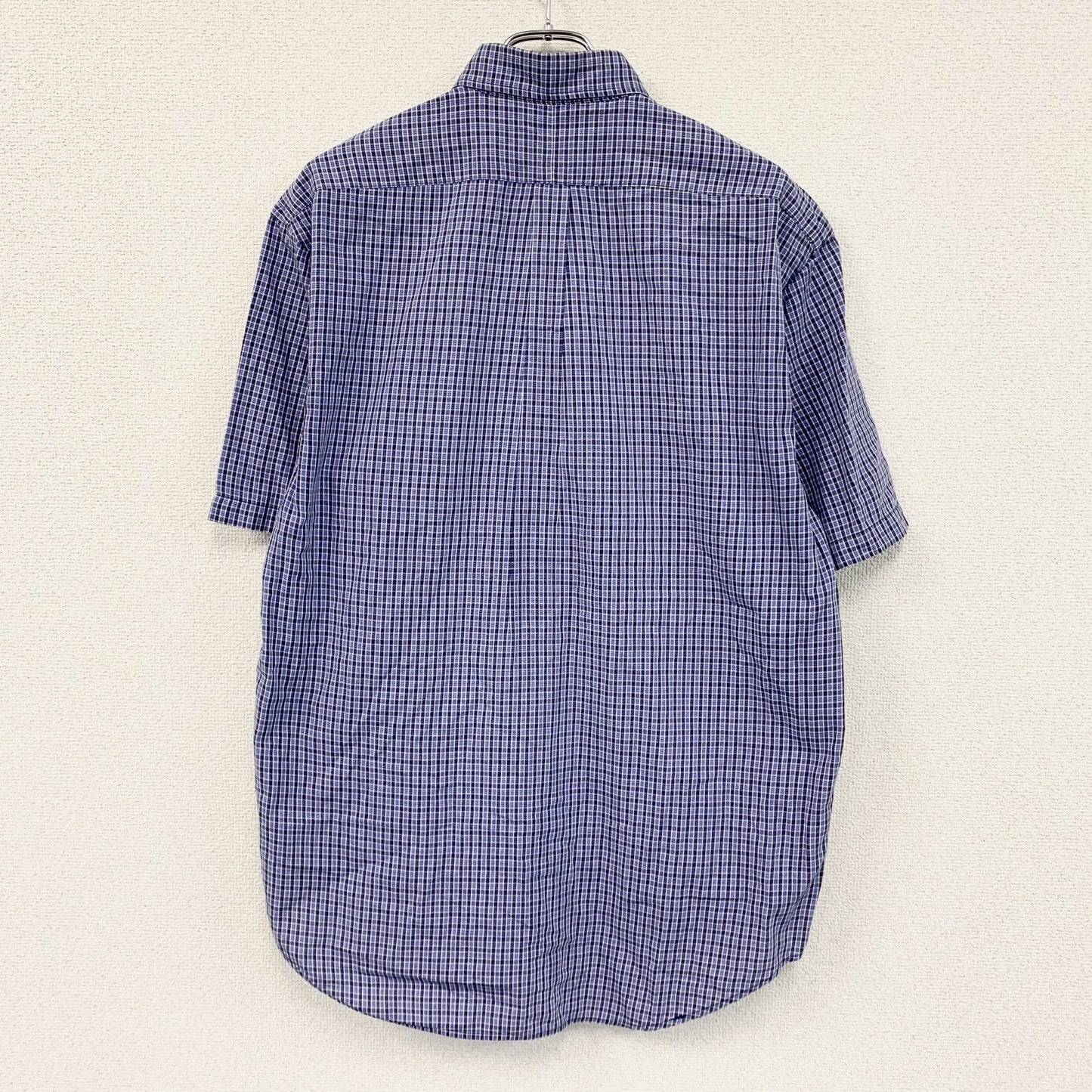 Ralph Lauren　ラルフローレン　半袖ボタンダウンシャツ　青　ブルー　Mサイズ