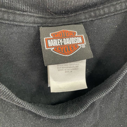 HARLEY DAVIDSON　ハーレーダビッドソン　半袖プリントTシャツ　サザンサンダー　黒　ブラック　Mサイズ