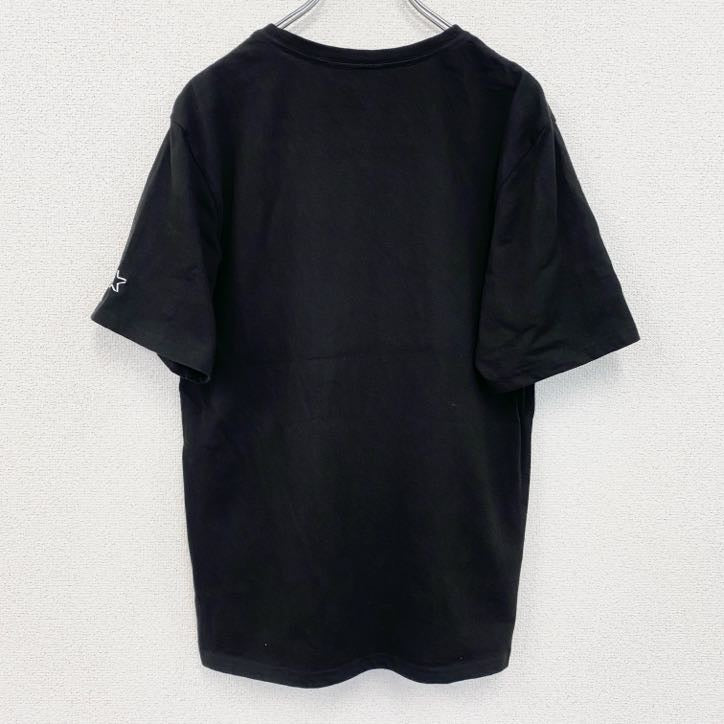 STARTER　スターター　半袖3連プリントTシャツ　HOCKEY　黒　ブラック　Mサイズ