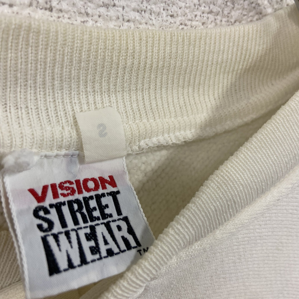 VISION STREET WEAR　ヴィジョンストリートウェア　スウェット/トレーナー　白　ホワイト　Sサイズ