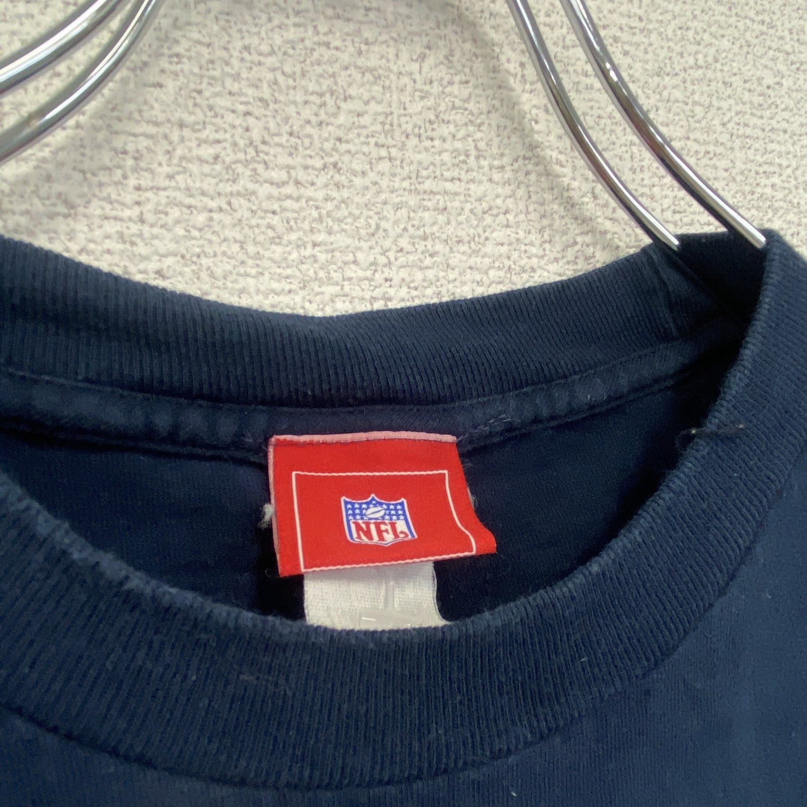 NFL　半袖プリントTシャツ　アメリカンフットボール　紺　ネイビー　