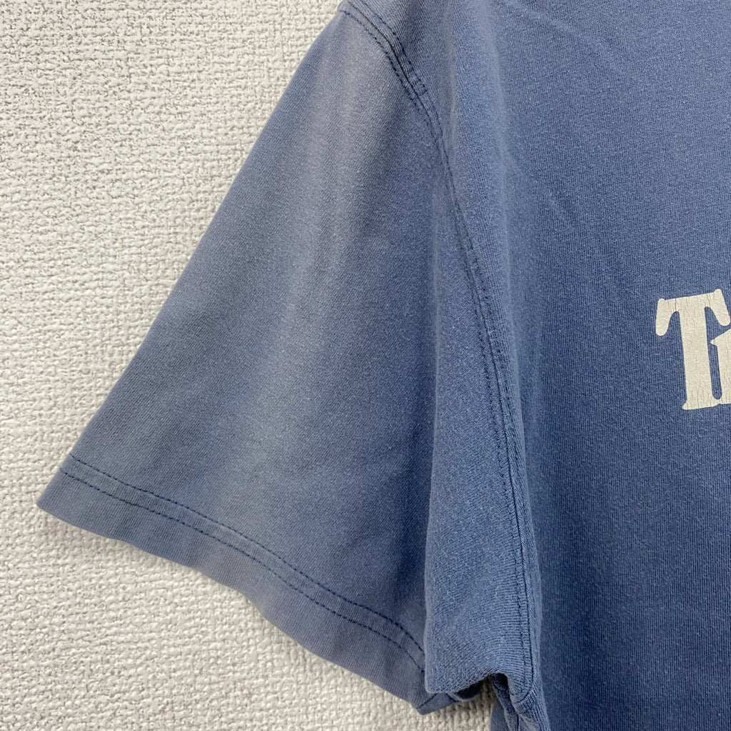 00s　Timberland　ティンバーランド　半袖プリントTシャツ　フェード　紺　ネイビー　Lサイズ