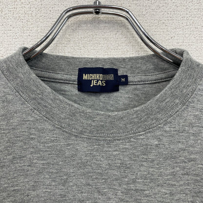 MICHIKO LONDON JEANS　ミチコロンドンジーンズ　半袖プリントTシャツ　グレー　Mサイズ