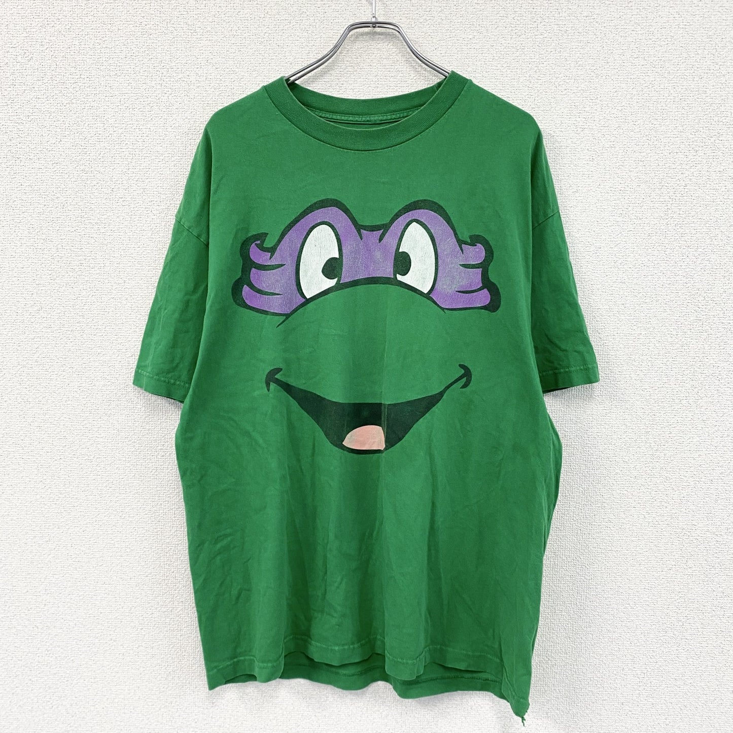 Ninja TURTLES　ニンジャタートルズ　ドナテロ　半袖プリントTシャツ　緑　グリーン　XLサイズ