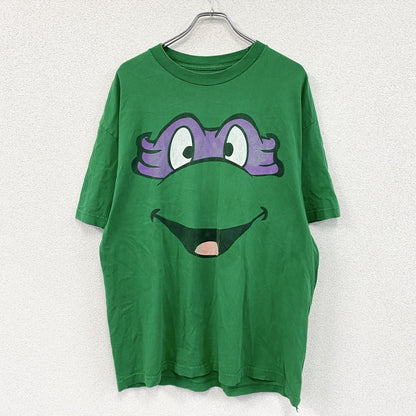Ninja TURTLES　ニンジャタートルズ　ドナテロ　半袖プリントTシャツ　緑　グリーン　XLサイズ