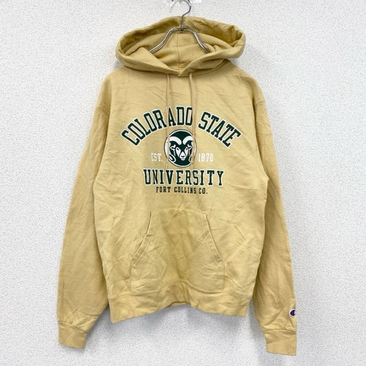 champion　チャンピオン　スウェットパーカー/フーディー　黄色　イエロー　Sサイズ